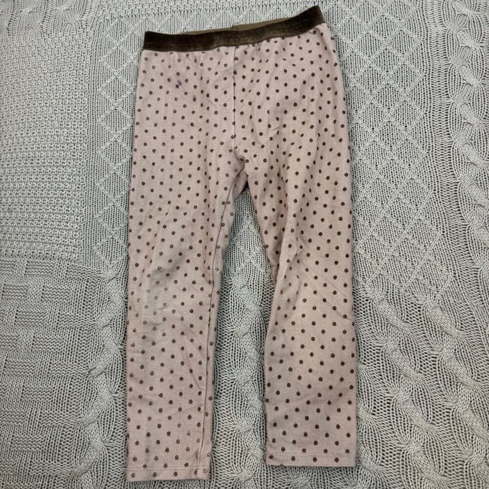 Mayoral Polka Dot Kids Girls Brown Leggings 4 - Picture 4 of 12